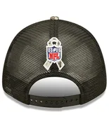 Gorra visera curva snapback New Era Salute To Service 2022 NFL Pittsburgh Steelers unisex infantil