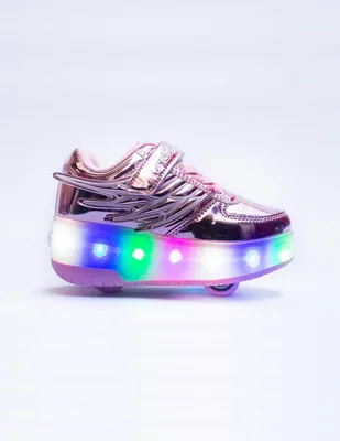 Tenis patín Sweet Rocket con luz LED unisex 2 ruedas