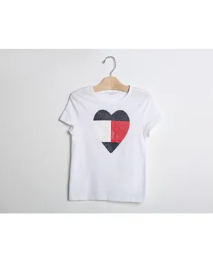 Playera estampada Tommy Hilfiger algodón para niña