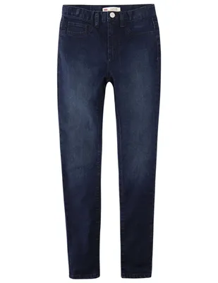 Jeans skunny Levi's 720 lavado obscuro corte cintura para niña