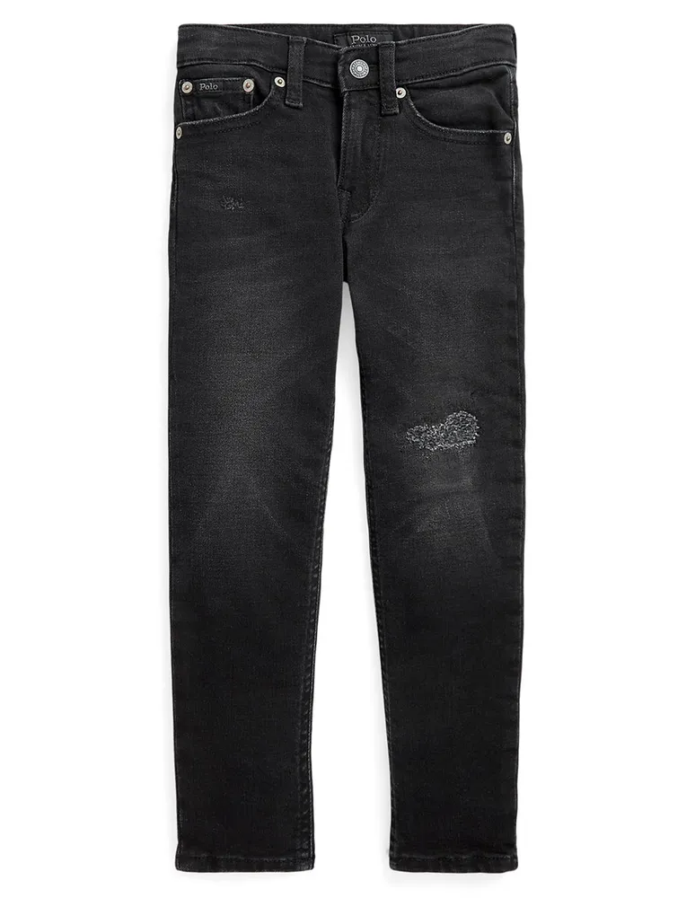 Jeans slim Polo Ralph Lauren lavado desgastado para niña
