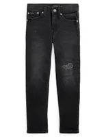 Jeans slim Polo Ralph Lauren lavado desgastado para niña