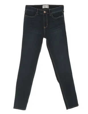 Jeans skinny Abercrombie lavado obscuro para niña