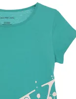 Playera Calvin Klein manga corta para niña