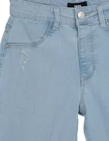 Jeans straight DKNY lavado desgastado para niña