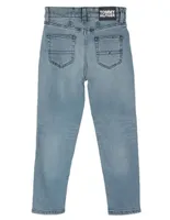 Jeans straight Tommy Hilfiger lavado claro para niña