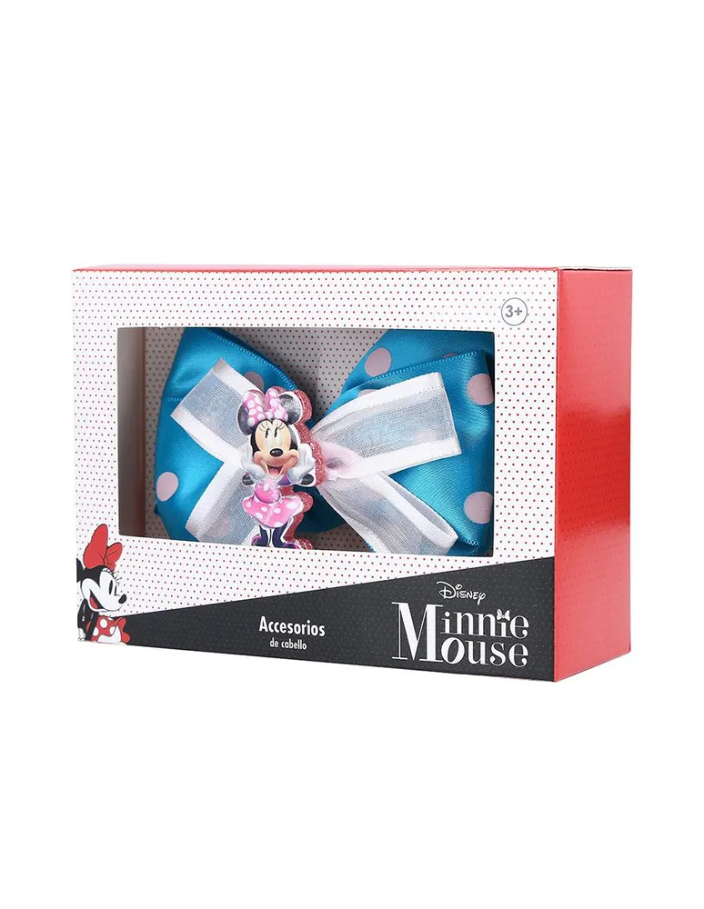 Moño Disney con broche metálico Minnie Mouse para niña