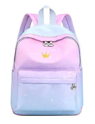 Mochila escolar Princesas Frutivegie Pastel impermeable para niña