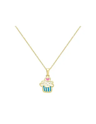 Collar con dije de cup cake Carmela Mini