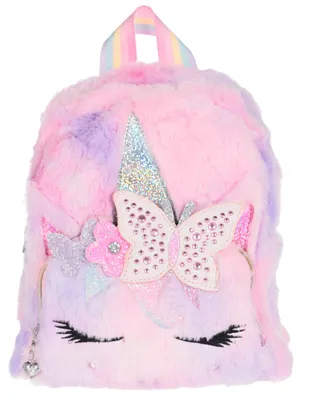 Mochila de peluche OMG para niña