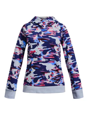 Sudadera Under Armour con capucha estampado camuflaje para niña