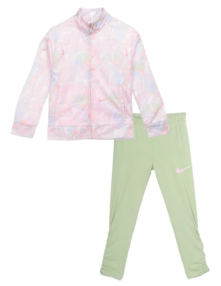 Conjunto pants slim Nike con cierre para niña