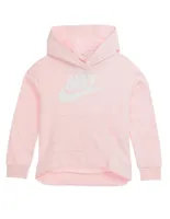 Sudadera Nike con capucha estampado logo para niña