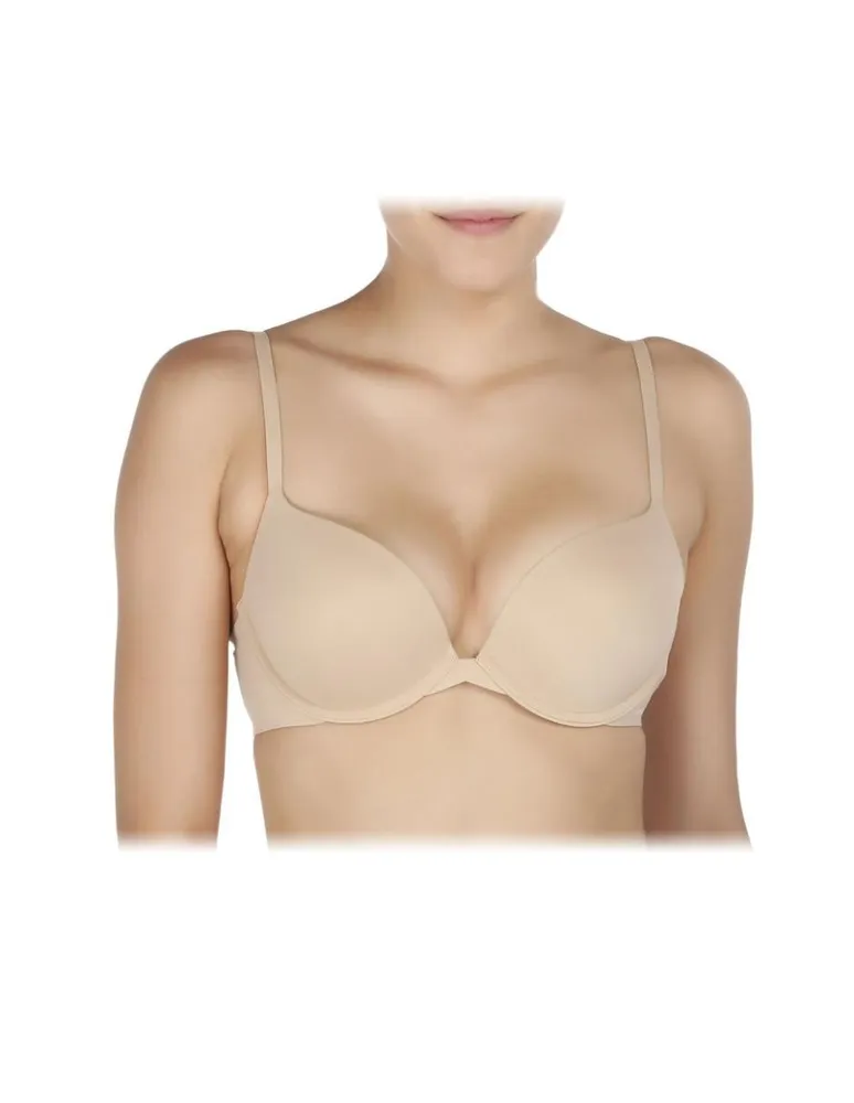 Brassiere liso Calvin Klein beige