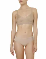 Brassiere liso Warner's beige