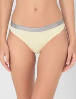 Tanga Calvin Klein de algodón para mujer