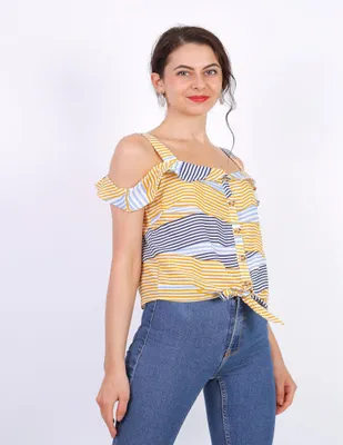 Blusa Pardela sin manga para mujer