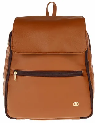 Mochila Gino Goganni piel cognac