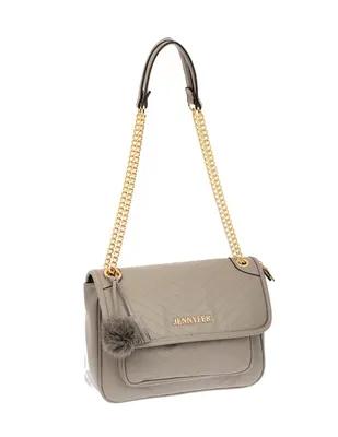 Bolsa satchel Jennyfer con asas de cadena