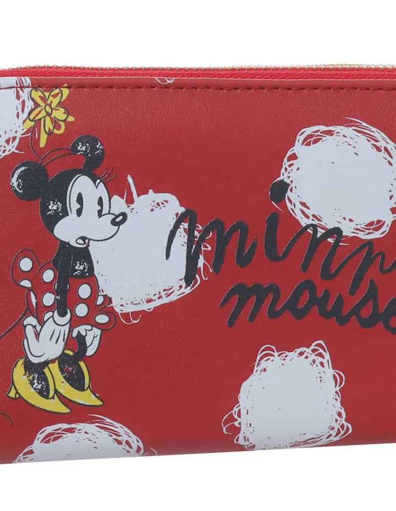 Cartera W Capsule Mickey & Minnie Sketchbook by Disney para mujer