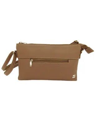 Bolsa crossbody Gino Goganni de piel para mujer