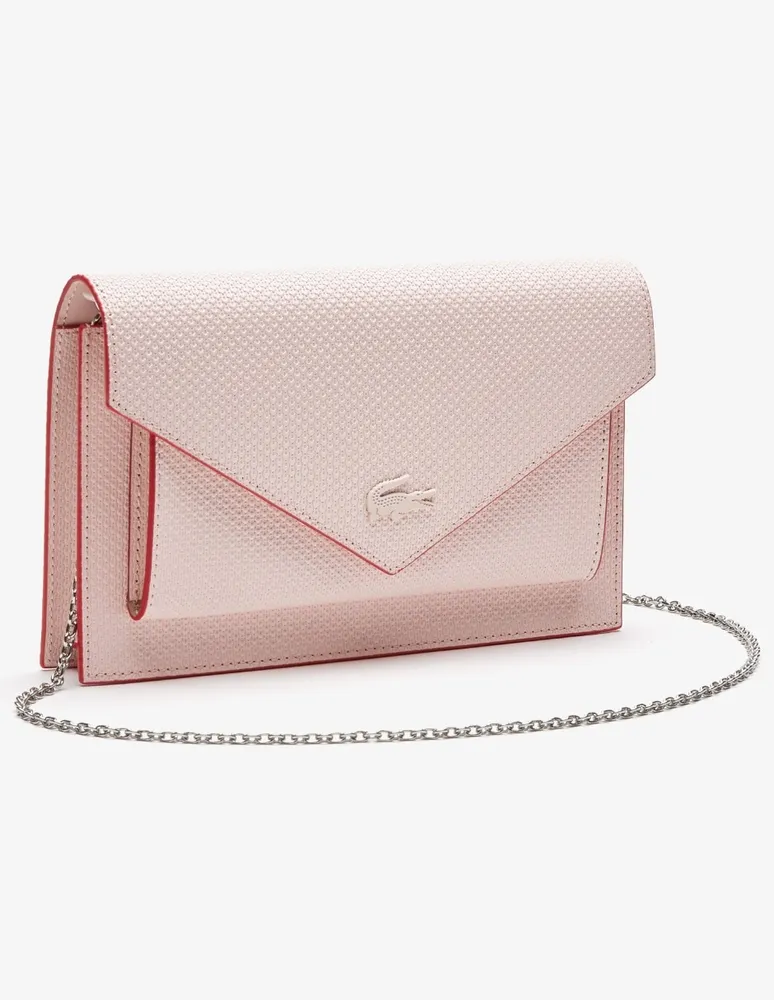 Bolsa clutch Lacoste Chantaco de piel para mujer