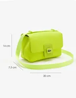 Bolsa flap Lacoste para mujer