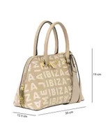 Bolsa satchel Jaime Ibiza para mujer