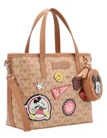 Bolsa satchel W Capsule Legoros Mickey Patch by Disney para mujer