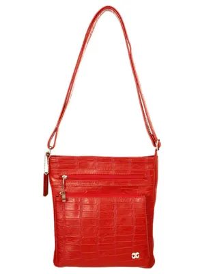 Bolsa crossbody Gino Goganni de piel para mujer