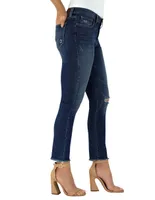 Jeans skinny Innermotion Ankle lavado deslavado corte cintura para mujer