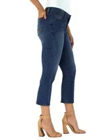 Jeans boyfriend Innermotion lavado obscuro corte cintura para mujer