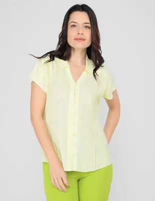 Blusa Izanami manga corta para mujer