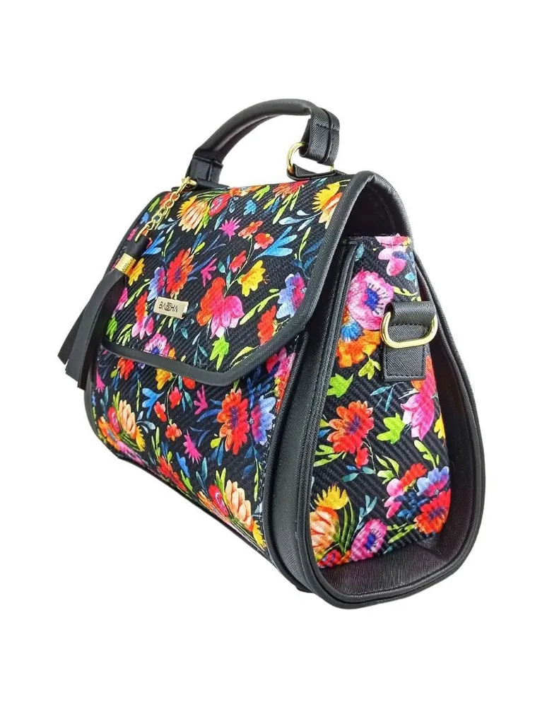 Bolsa crossbody Basha Flores