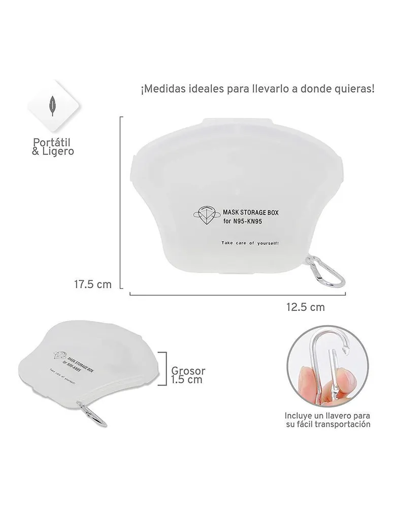 Cubrebocas de plástico Deppiani unisex