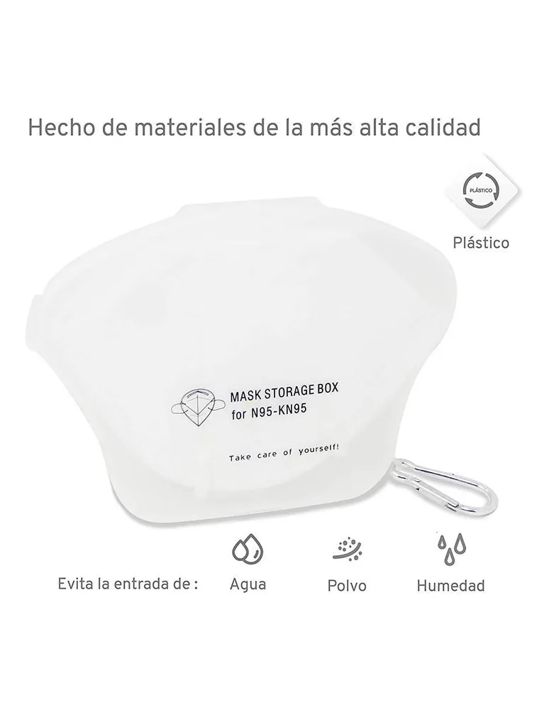 Cubrebocas de plástico Deppiani unisex