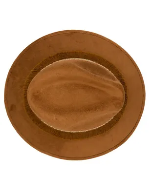 Sombrero ala ancha Kukon con cinta