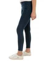 Jeans skinny 365 Essential lavado obscuro corte cadera para mujer