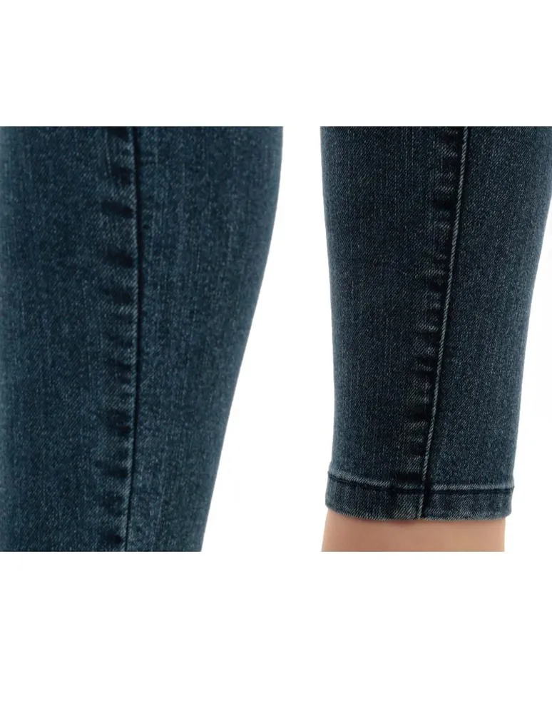 Jeans skinny 365 Essential lavado obscuro corte cadera para mujer
