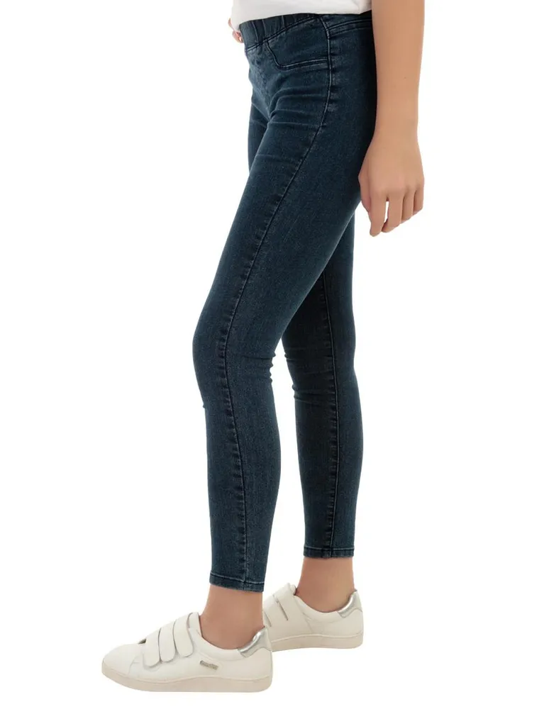 Jeans skinny 365 Essential lavado obscuro corte cadera para mujer