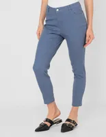 Jeans skinny Petite Studio lavado claro corte cintura para mujer