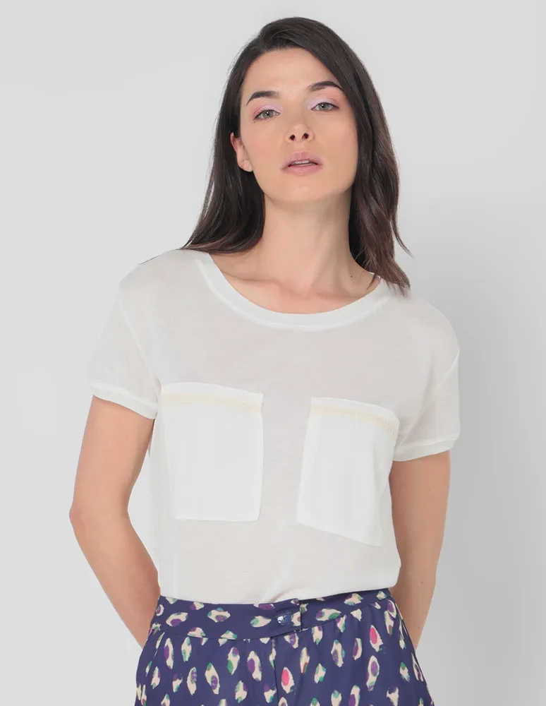 Playera Dekien cuello redondo para mujer