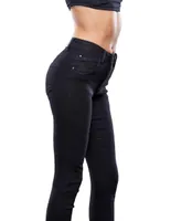 Jegging skinny NYD lavado obscuro corte cintura para mujer