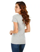 Playera cuello V para mujer