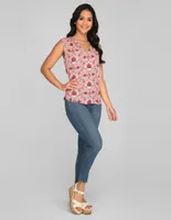 Jeans skinny lavado claro corte cadera para mujer