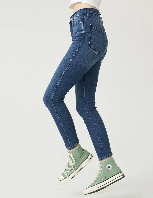 Jeans skinny Levi´s lavado 711 obscuro corte cadera para mujer