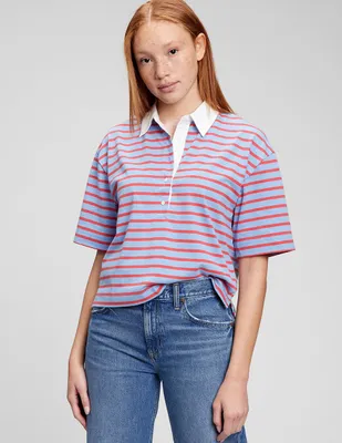 Playera Gap cuello polo para mujer