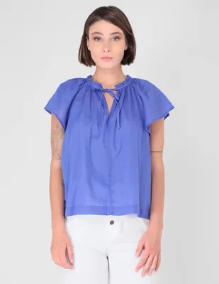 Blusa manga corta para mujer