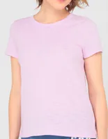 Playera  cuello redondo para mujer