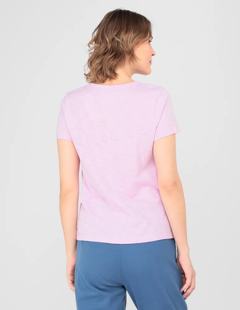 Playera  cuello redondo para mujer